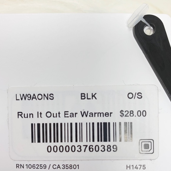 Run it out ear warmer black one size lululemon - Picture 5 of 6